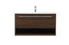 36 Inch Single Bathroom Vanity In Walnut (VF43536MWT)