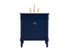 30 Inch Single Bathroom Vanity In Blue (VF13030BL)