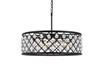 Madison 8 Light Matte Black Chandelier Clear Royal Cut Crystal (1213D32MB/RC)