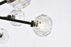 Graham 10 Light Pendant In Black 
 (3509D29BK)