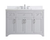 Elegant Furniture and Lighting 48 Inch Single Bathroom Vanity In Grey With Backsplash (VF17048GR-BS)