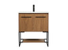 30 Inch Single Bathroom Vanity In Walnut Brown (VF42530WB)