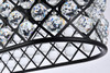 Madison 7 Light Matte Black Chandelier Clear Royal Cut Crystal (1216G50MB/RC)
