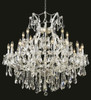 Maria Theresa 24 Light Chrome Chandelier Clear Royal Cut Crystal (2801D36C/RC)