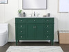 48 Inch Single Bathroom Vanity In Green (VF12548GN)