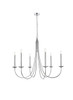 Cohen 42 Inch Chandelier In Chrome (LD810D42C)