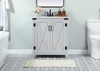 30 Inch Single Bathroom Vanity In Grey (VF90230GR)