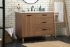 42 Inch Single Bathroom Vanity In Walnut Brown (VF47042WB)
