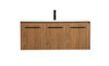 48 Inch Single Bathroom Vanity In Walnut Brown (VF44548WB)