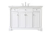48 Inch Single Bathroom Vanity In  White (VF53048WH)