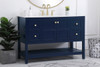 48 Inch Single Bathroom Vanity In Blue (VF16448BL)