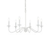 Rohan 36 Inch Chandelier In White (LD5006D36WH)