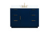 48 Inch Single Bathroom Vanity In Blue With Backsplash (VF19448BL-BS)