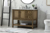 42 Inch Single Bathroom Vanity In Driftwood (VF27042DW)