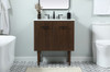 30 Inch Single Bathroom Vanity In Walnut (VF48030MWT)