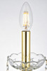 St. Francis 3 Light Gold Wall Sconce Clear Royal Cut Crystal (V2015W3G/RC)