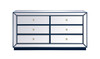 60 Inch Mirrored Chest In Blue (MF53036BL)