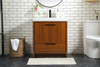 30 Inch Single Bathroom Vanity In Teak (VF46030MTK)
