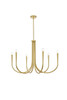 Layne 36 Inch Chandelier In Brass (LD722D36BR)
