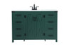 48 Inch Single Bathroom Vanity In Green (VF90248MGN)