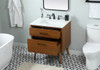 30 Inch Single Bathroom Vanity In Teak (VF41030MTK)