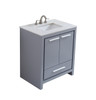 30 In. Single Bathroom Vanity Set In Grey (VF-1028)