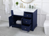 42 Inch Single Bathroom Vanity In Blue (VF60242BL)