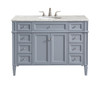 48 In. Single Bathroom Vanity Set In Grey (VF12548GR)