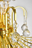 Toureg 11 Light Gold Chandelier Clear Royal Cut Crystal (V8002D22G/RC)