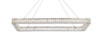 Monroe 50 Inch Led Single Rectangle Pendant In Chrome (3504D50L1C)