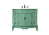 42 Inch Single Bathroom Vanity In Vintage Mint (VF10142VM)