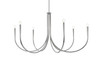 Layne 55 Inch Chandelier In Chrome (LD722D55C)