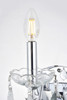 Elegant Furniture and Lighting St. Francis 2 Light Chrome Wall Sconce Clear Royal Cut Crystal (V2015W2C/RC)