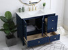 42 Inch Single Bathroom Vanity In Blue (VF18042BL)