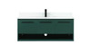 48 Inch Single Bathroom Vanity In Green With Backsplash (VF43548MGN-BS)