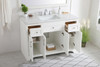 48 Inch Single Bathroom Vanity In White (VF17048WH)