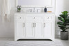 48 Inch Single Bathroom Vanity In White (VF17048WH)