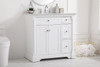 36 Inch Single Bathroom Vanity In  White (VF53036WH)