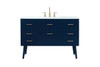 48 Inch Bathroom Vanity In Blue (VF41048MBL)