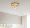 Monroe 22 Inch Led Double Flush Mount In Gold (3503F22L2G)