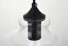 Destry 1 Light Black Pendant With Clear Glass (LD2246BK)
