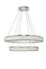 Monroe Integrated Led Chip Light Chrome Chandelier Clear Royal Cut Crystal (3503G32C)
