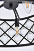 Madison 5 Light Matte Black Chandelier Clear Royal Cut Crystal (1214D20MB/RC)