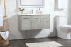 40 Inch Single Bathroom Vanity In Concrete Grey (VF44540MCG)