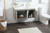 40 Inch Single Bathroom Vanity In Concrete Grey (VF44540MCG)