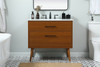 Elegant Furniture and Lighting 36 Inch Single Bathroom Vanity In Teak (VF41036MTK)
