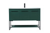 48 Inch Single Bathroom Vanity In Green (VF42548MGN)