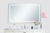 Elegant Furniture and Lighting Genesis 36In X 60In Soft Edge Led Mirror (MRE33660)