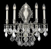 Monarch 5 Light Pewter Wall Sconce Clear Royal Cut Crystal (9605W21PW/RC)
