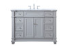 48 Inch Single Bathroom Vanity Set In Grey (VF50048GR)